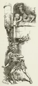 Illustration for Sylvie and Bruno by Harry Furniss