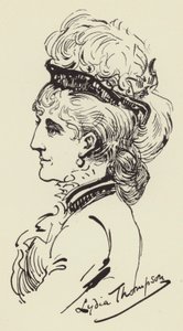 Lydia Thompson by Harry Furniss