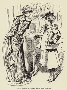 Miss Alice Havers and her Model