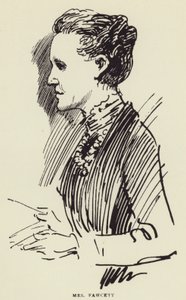 Mrs Fawcett by Harry Furniss