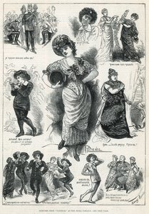 Sketches from Patience at the Opera Comique by Harry Furniss