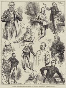 Sketches in the House of Commons during the Debates on Procedure by Harry Furniss