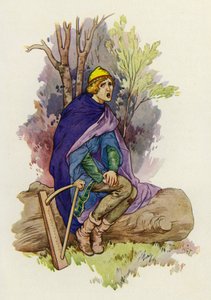 As he sat, the youth warbled a mournful ditty by Harry George Theaker