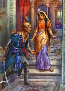 Catching Sight of Rama She Rushed Forward