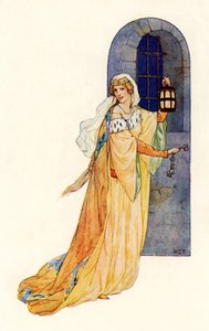 "Follow me!" said the maiden