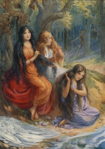 Hladgrun, Olrun and Alvit, from 