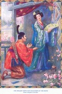 The Mikado visits the Daughter of the Moon (from the Daughter of the Moon)
