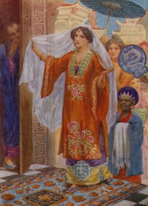 The Princess on Her Way to Bath by Harry George Theaker