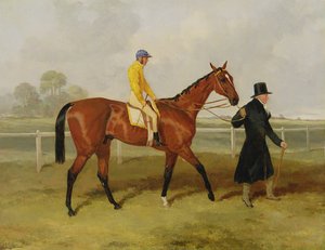 Sir Tatton Sykes Leading in the Horse 