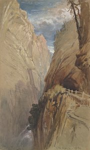 Via Mala, Switzerland, 1854 by Harry John Johnson