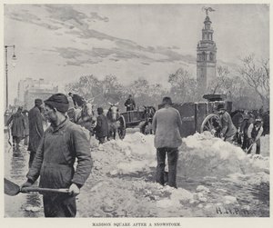 Madison Square after a Snowstorm