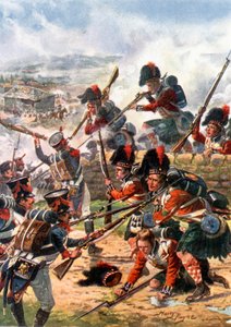 The Attack of the Black Watch. Battle of Corunna