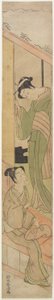 Young Man Talking to a Watatsumi, c.1770