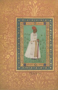 Portrait of Jadun Rai Deccani, Folio from the Shah Jahan Album
