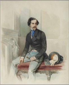 Portrait of Alexey Arkadyevich Stolypin Mongo, 1845