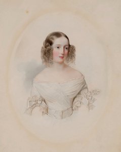 Portrait of Grand Duchess Olga Nikolaevna of Russia, Queen of Württemberg, 1838