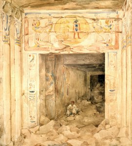 Ruined Interior of the Temple at Esneh, Upper Egypt