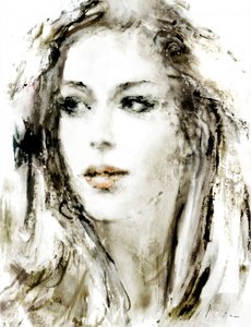 Thoughtful Woman Portrait by Hein Kocken