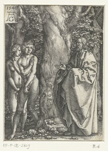 Adam and Eve Ashamed by Heinrich Aldegrever