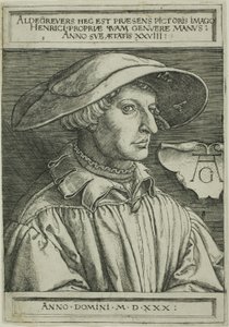 Heinrich Aldegrever, Aged 28