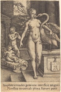 Hercules as a Child, 1550 by Heinrich Aldegrever