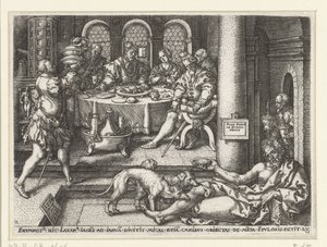 Lazarus Begging at the Rich Man