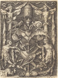 Ornament with Trophy of Arms by Heinrich Aldegrever