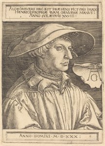 Self-Portrait by Heinrich Aldegrever