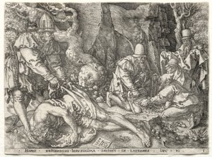 The Parable of the Good Samaritan: The Robbers Attacking the Travelers