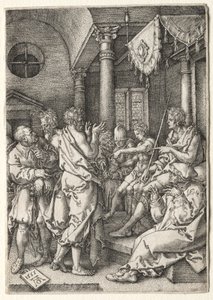 The Story of Susanna: Daniel Cross-Examining the Elders by Heinrich Aldegrever