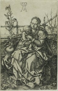 The Virgin and Child Seated on a Grassy Bank