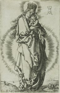 The Virgin and Child on a Crescent Moon