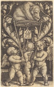 Three Cupids and a Bear