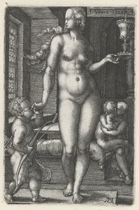 Venus (The Seven Planets series) by Heinrich Aldegrever