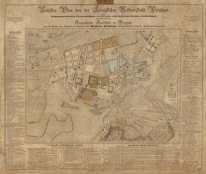 Plan of Potsdam by Heinrich Berghaus