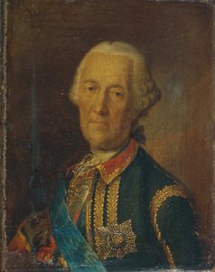 Portrait of the field marshal and politician Count Burkhard Christoph von Munnich by Heinrich Buchholz