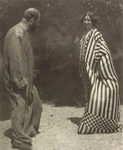 Gustav Klimt and Emilie Flöge, c. 1909 by Heinrich Böhler