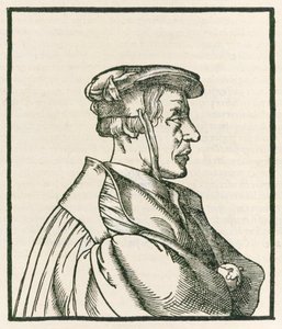 Heinrich Cornelius Agrippa von Nettesheim (1486-1535) Title Page Engraving from De Occulta Philosophia Libri Tres by Heinrich Cornelius Agrippa von Nettesheim