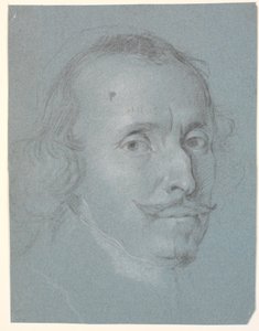 Male Portrait Head by Heinrich Dittmers