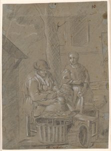 Two Women with Household Chores
