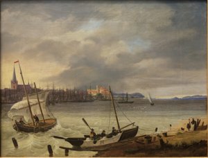 Kiel and the Kiel Fjord by Heinrich Hintze