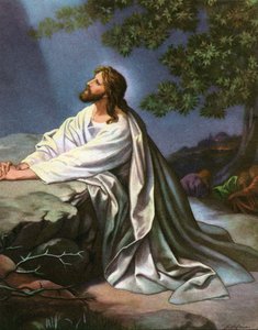 Christ in the Garden of Gethsemane by Heinrich Hofmann