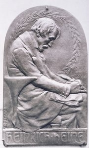 Portrait Medallion of Heinrich Heine (1797-1856)