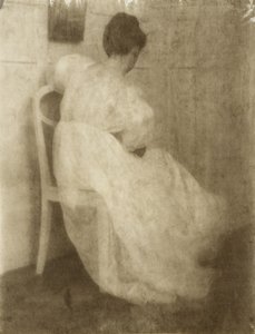 Mary Warner on a White Chair, c.1910