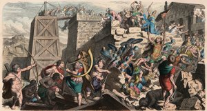Ancient Rome: Military, Storming of a City by Heinrich Leutemann