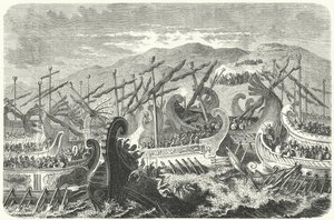 Battle of Salamis, 480 BC by Heinrich Leutemann
