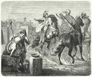 Jugurtha of Numidia Leaving the Corrupt City of Rome by Heinrich Leutemann