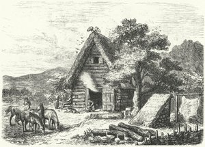 Old German Farmhouse (engraving)
