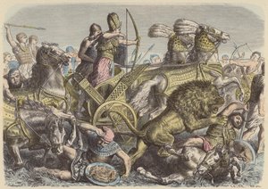 Rameses the Great of Egypt on the Battlefield