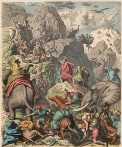 Second Punic War: Hannibal Crossing the Alps, 1866 by Heinrich Leutemann
